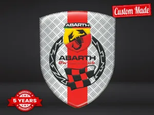 Fiat Abarth Logos Silicona Auto Estilosos Máximo Pro Duradero